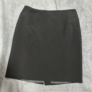 Apostrophe Petite 4P Black Lined Pencil Skirt Women’s Career Office Work Basic